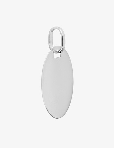 Pendentif plaque ovale or...
