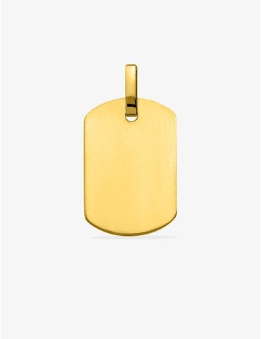 Pendentif plaque GI or...