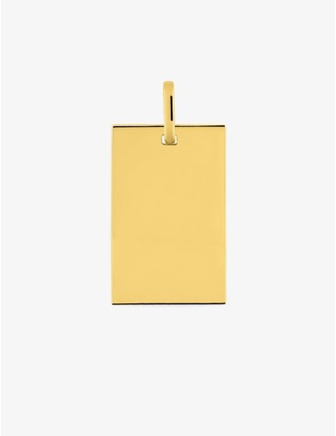 Pendentif plaque rectangle...