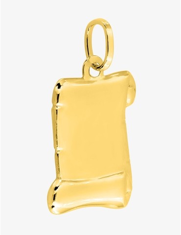 Pendentif parchemin or...