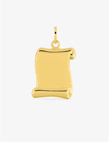 Pendentif parchemin or...