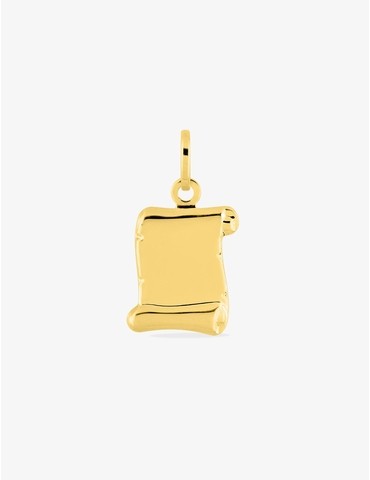 Pendentif parchemin or...