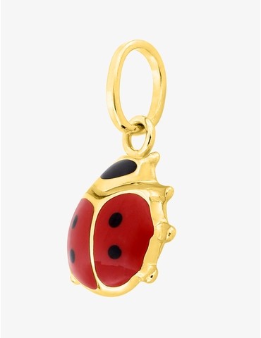 Pendentif coccinelle or...