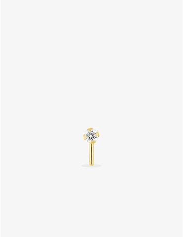 Piercing de nez or jaune...