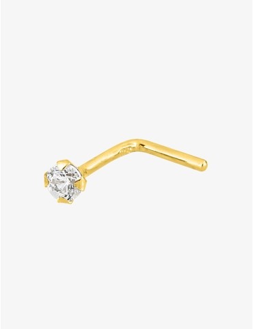 Piercing de nez or jaune...