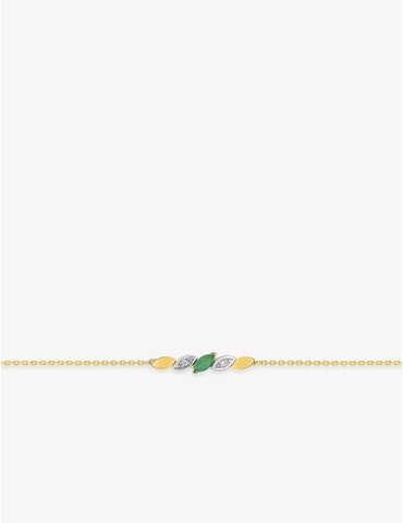 Bracelet or jaune 750 ‰,...