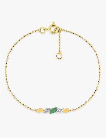Bracelet or jaune 750 ‰,...