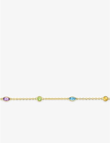 Bracelet or jaune 750 ‰ et...
