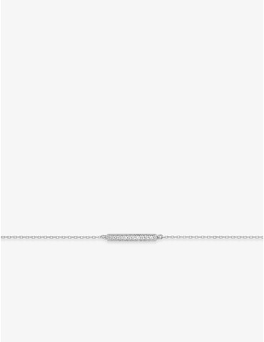 Bracelet or blanc 750 ‰ et...