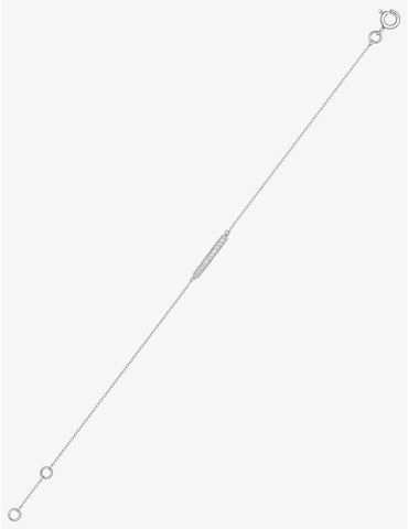 Bracelet or blanc 750 ‰ et...