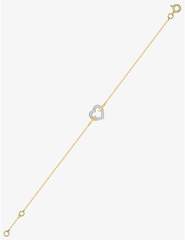 Bracelet or jaune 750 ‰...