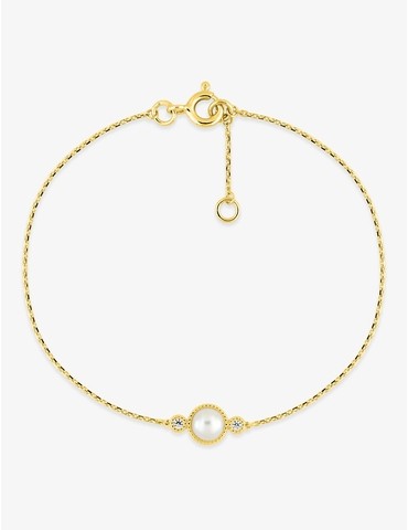 Bracelet or jaune 750 ‰...