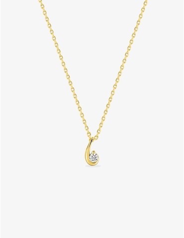 Collier virgule plaqué or...