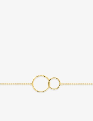 Bracelet anneau double or...