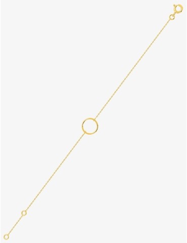 Bracelet anneau or jaune 750 ‰