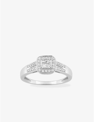Bague multi-diamants 0,25...