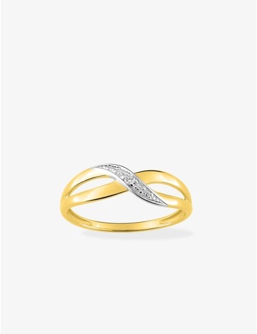 Bague fantaisie or jaune...