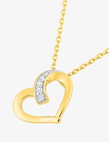 Collier chaîne forçat cœur...