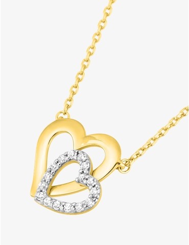Collier chaîne forçat cœur...