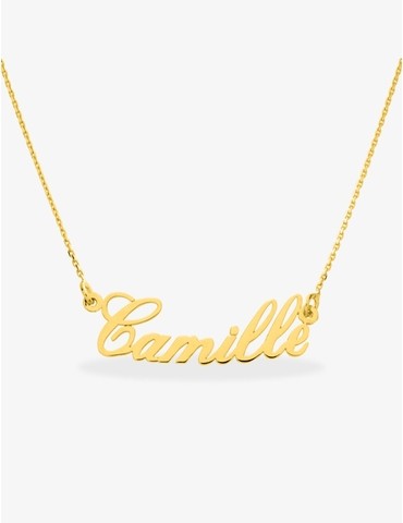 Collier prénom découpé...