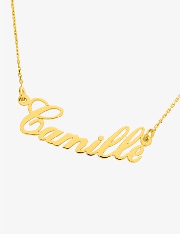Collier prénom découpé...