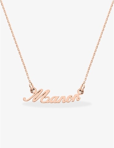 Collier prénom découpé...