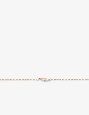 Bracelet courbes bicolores...