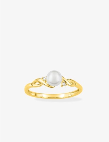 Bague fantaisie plaqué or,...