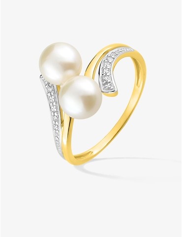 Bague fantaisie plaqué or,...