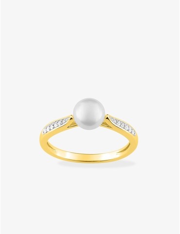 Bague plaqué or, rhodium,...