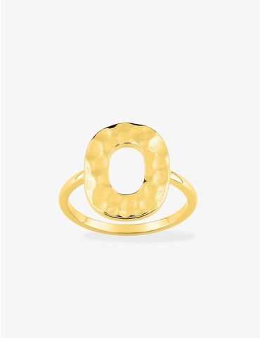 Bague ovale ajouré effet...