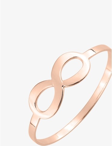 Bague infini 11 mm plaqué...