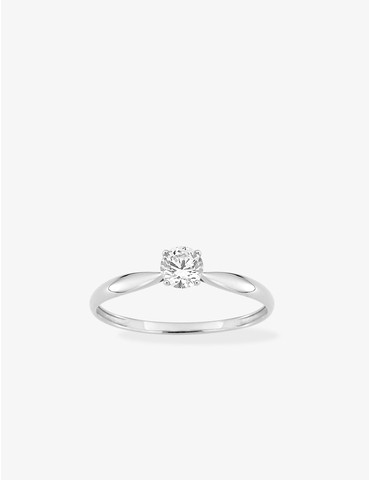 Bague or blanc 750 ‰ et...