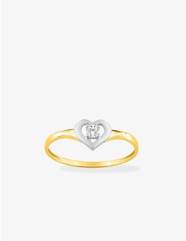Bague fantaisie or jaune...