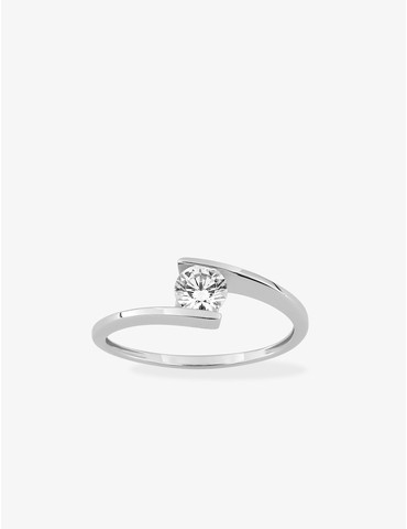 Bague solitaire fantaisie...