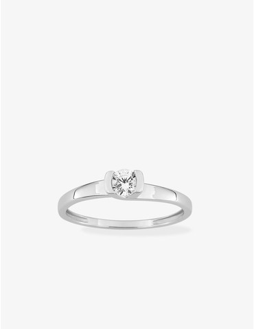 Bague solitaire fantaisie...
