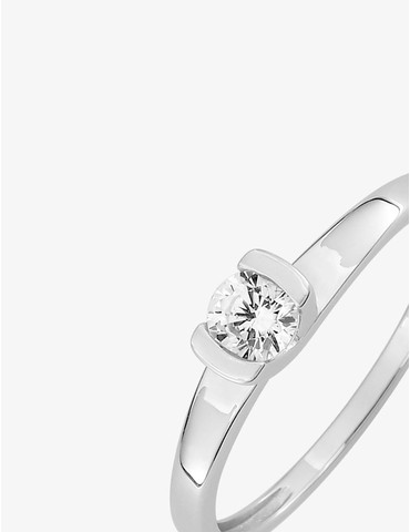 Bague solitaire fantaisie...