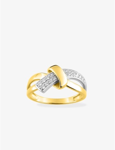 Bague en or jaune 750 ‰,...