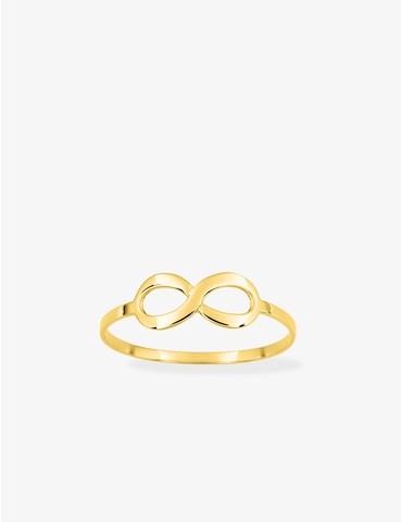 Bague infini or jaune 750 ‰