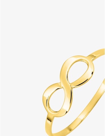 Bague infini or jaune 750 ‰