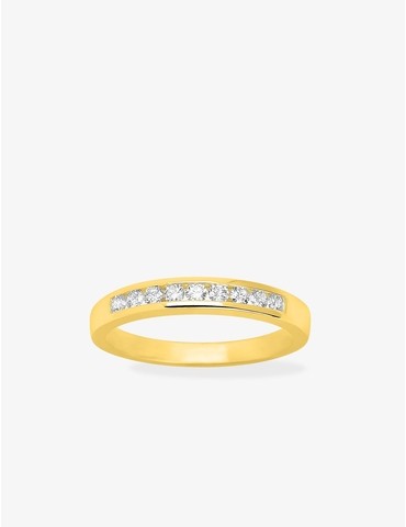 Bague or jaune 750 ‰ et...