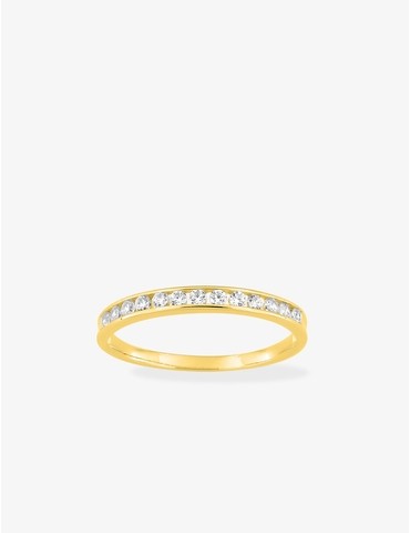 Bague or jaune 750 ‰ et...