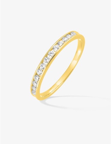 Bague or jaune 750 ‰ et...