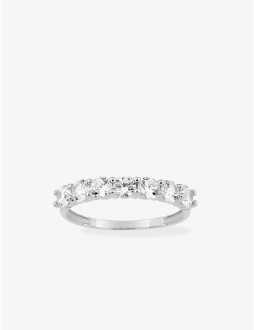 Bague demi-alliance or...