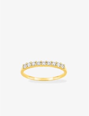 Bague or jaune 750 ‰ et...