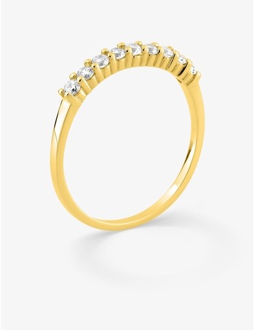 Bague or jaune 750 ‰ et...
