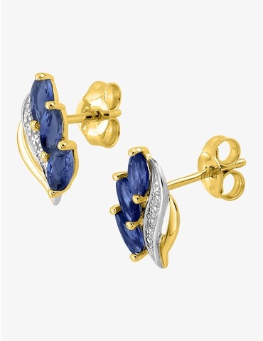Boucles d'oreilles or jaune...