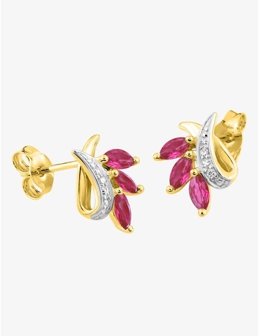 Boucles d'oreilles or jaune...