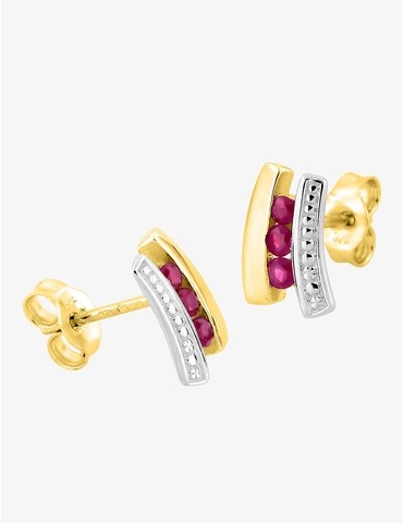 Boucles d'oreilles or jaune...