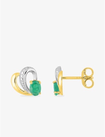 Boucles d'oreilles or jaune...